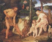 Johann anton ramboux Adam and Eve after Expulsion from Eden (mk45) oil painting